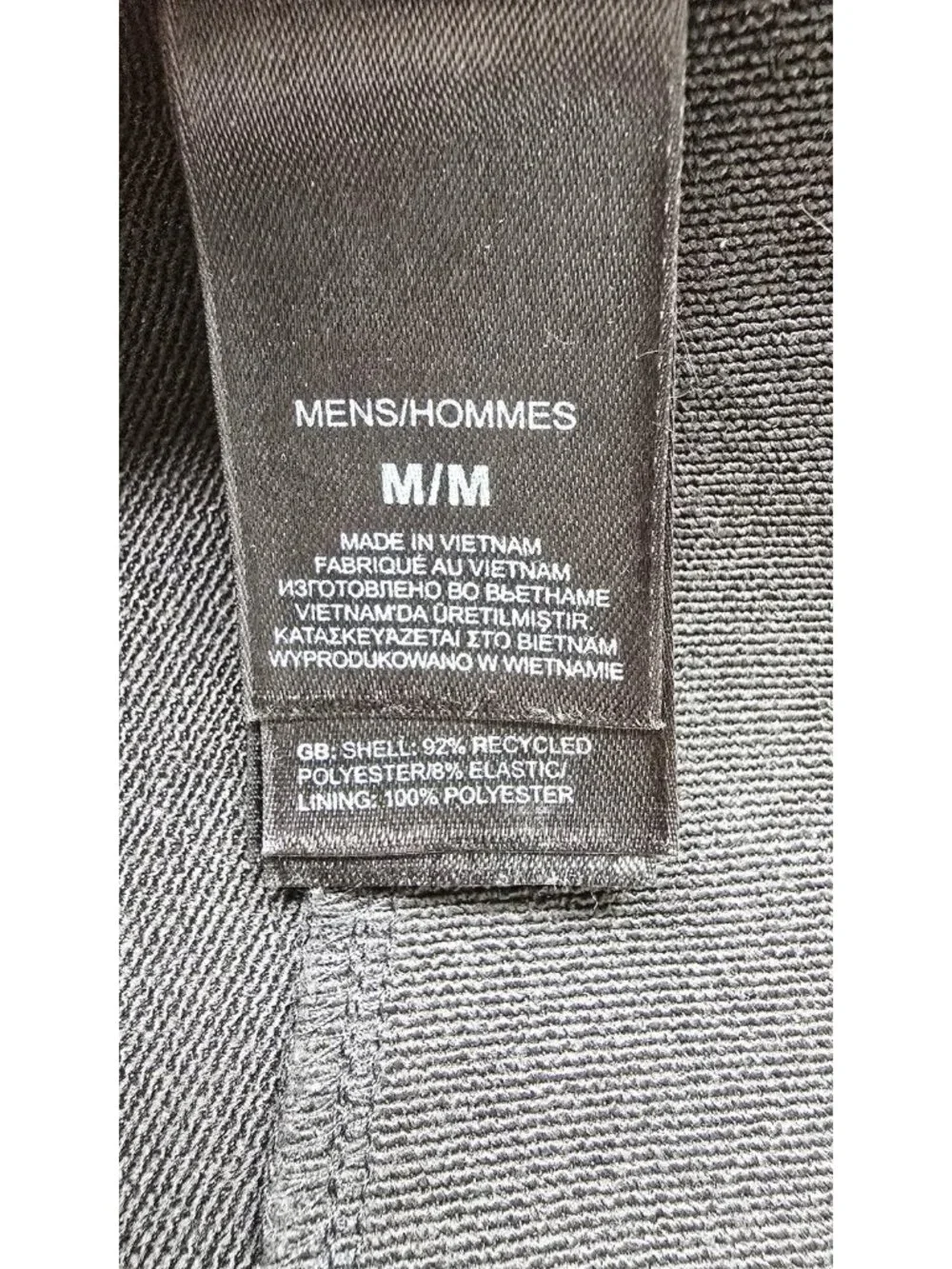 The North Face Mens Gray Softshell Jacket M Recycled Polyester